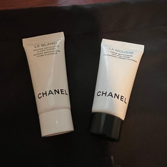 CHANEL Le Blanc and La Mousse Samples w/Extras - Picture 2 of 8
